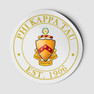  Phi Kappa Tau Circle Crest - Shield Decal 
