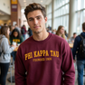 Phi Kappa Tau Fraternity Founders Crew Sweatshirt