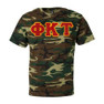  DISCOUNT- Phi Kappa Tau Lettered Camouflage T-Shirt 