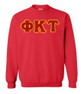  DISCOUNT Phi Kappa Tau Lettered Crewneck - Best Value 