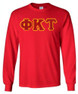  DISCOUNT Phi Kappa Tau Lettered Long sleeve 