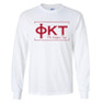 Greekgear Phi Kappa Tau Logo Long Sleeve Tee 