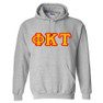 Phi Kappa Tau Custom Twill Hooded Sweatshirt