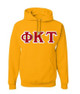 Phi Kappa Tau Custom Twill Hooded Sweatshirt