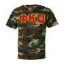 DISCOUNT- Phi Kappa Theta Lettered Camouflage T-Shirt