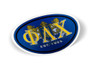  Phi Lambda Chi Color Oval Decal 