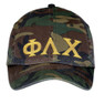  Phi Lambda Chi Lettered Camouflage Hat 
