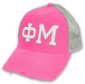  Phi Mu Distressed Trucker Hat 