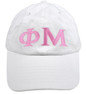  Phi Mu Greek Letter Hat 