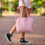 DISCOUNT- Phi Mu Lettered Tote Bag - Best Value