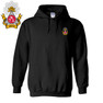  DISCOUNT-Phi Sigma Kappa Crest Emblem Hooded Sweatshirt 