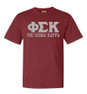  Phi Sigma Kappa Greek Custom Comfort Colors Heavyweight T-Shirt 