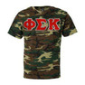  DISCOUNT- Phi Sigma Kappa Lettered Camouflage T-Shirt 