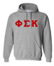  DISCOUNT Phi Sigma Kappa Lettered Hooded Sweatshirt - Best Value 
