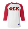  DISCOUNT- Phi Sigma Kappa Lettered Raglan T-Shirt 