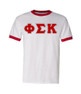  DISCOUNT- Phi Sigma Kappa Lettered Ringer Shirt 