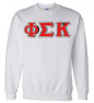  Phi Sigma Kappa Custom Twill Crewneck Sweatshirt 