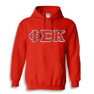  Phi Sigma Kappa Custom Twill Hooded Sweatshirt 