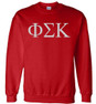  Phi Sigma Kappa Lettered World Famous Greek Crewneck 