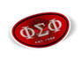  Phi Sigma Phi Color Oval Decal 