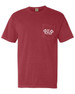  Phi Sigma Phi Greek Letter Comfort Colors Pocket Tee 