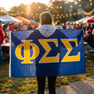 Phi Sigma Sigma Big Greek Letter Flag