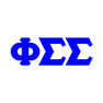 Phi Sigma Sigma Big Greek Letter Window Sticker Decal 