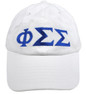  Phi Sigma Sigma Greek Letter Hat 