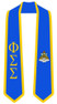  DISCOUNT-Phi Sigma Sigma Greek 2 Tone Lettered Graduation Sash Stole 