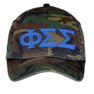 Phi Sigma Sigma Lettered Camouflage Hat