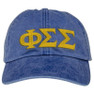  Phi Sigma Sigma Lettered Premium Pastel Hat 