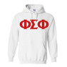  Phi Sigma Phi Greek Lettered Hoodie 