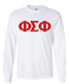  Phi Sigma Phi Greek Letter Longsleeve T-shirts 