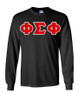  Phi Sigma Phi Greek Letter Twill Long Sleeve Tee 