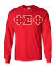  Phi Sigma Phi Greek Letter Twill Long Sleeve Tee 