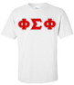  Phi Sigma Phi Greek Letter Twill Tee 