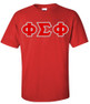  Phi Sigma Phi Greek Letter Twill Tee 
