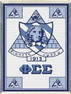  Phi Sigma Sigma Crest - Shield Afghan Blanket 