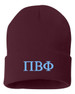  Pi Beta Phi Greek Letter Knit Cap 