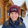 Pi Beta Phi Greek Letter Knit Cap
