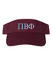  Pi Beta Phi Greek Letter Visor 