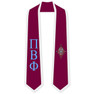 DISCOUNT-Pi Beta Phi Greek 2 Tone Lettered Graduation Sash Stole 