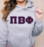  DISCOUNT Pi Beta Phi Lettered Hooded Sweatshirt - Best Value 