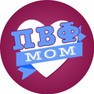 Pi Beta Phi Mom Round Decals