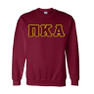  Pi Kappa Alpha Lettered Crewneck Sweatshirt 
