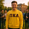 Pi Kappa Alpha Lettered Crewneck Sweatshirt
