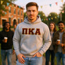 Pi Kappa Alpha Letters Hooded Sweatshirt - Best Value