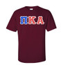  DISCOUNT-Pi Kappa Alpha Greek Letter American Flag Tee 