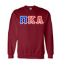  DISCOUNT-Pi Kappa Alpha Greek Letter American Flag Crewneck 