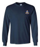  DISCOUNT-Pi Kappa Phi Fraternity Crest - Shield Longsleeve Tee 